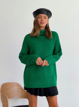 High Neck Pullover "Lika" (Green)