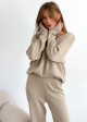 V-neck sweater "Miranda" (Beige)