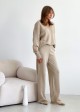 V-neck sweater "Miranda" (Beige)