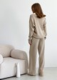 V-neck sweater "Miranda" (Beige)